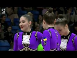 Ukraine - 2025 Rhythmic European silver medallist, 3 balls & 2 hoops
