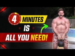 No Time or Energy For Long Workouts? Do This 4 Minute Single Kettlebell Routine to Become a BEAST!