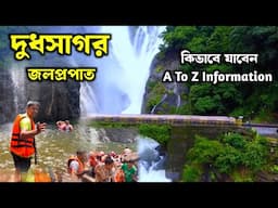 Dudhsagar Waterfall | Goa Dudhsagar Waterfall | Goa Tour | Dudhsagar Train View |Dudhsagar tour Plan