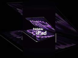 Apple to launch large 18.8-inch iPad Fold soon! ✨ #apple #ipad #foldable #tech #techtok #technology