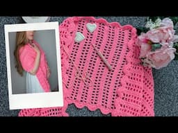 Crochet Vintage Prayer Shawl For Beginners | Crochet The Alice Edwardian Wrap Tutorial DIY & Pattern