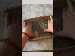 Thrifted Basket from Goodwill Gets Upcycled! #thriftedhome #goodwillfinds #diy #thriftflip