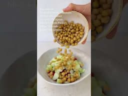 The Perfect Summer Salad👌🏽🌱#chickpeas #vegansalad #saladrecipe