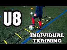 Individual Soccer Training ⚽️ U8 🔥 Football Skills ✅️ Dribbling ✅️ Coordination Pass and Control