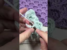 Learn to crochet the Honeycomb Waffle Stitch #crochet
