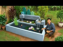 Self build a KOI aquarium - Thought it failed unexpectedly successful