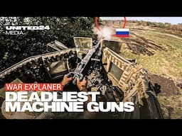 These Machine Guns Are Crushing Russian Forces ❗️ Browning M2, DShK, KPVT, MG42, MG3 in Action