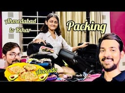 Aman's Family ate Avocado | Packing | Ahmedabad to Bihar