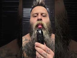 When Pavel the Polish Viking trims up... It’s not just grooming — it’s precision warfare. ⚔️🧔‍♂️