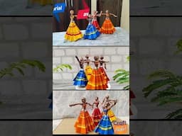 @craft.pocket झाडू से बनी डांसिंग डॉल जो अपने आप चलती हैं डांस करती हैं