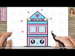 How to Draw a Cute House Easy for Kids