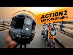 DJI Action 2 for Motovlog in 2025 !!