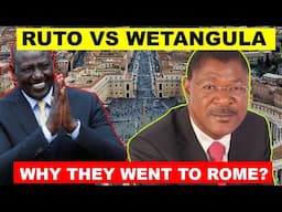 SENATOR SIFUNA CORNERS MUDAVADI ON WHY RUTO FOLLOWED WETANGULA TO ROME |POPE BURIAL