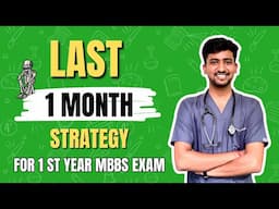 How to pass 1st year mbbs exam in one month || Exam survival series by Ashish Agrawal