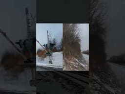 Military train filmed on both sides part 3.
