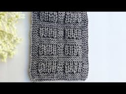 Knit Balcony Scarf