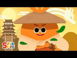 Samurai Sushi 🍣 | The Bumble Nums | Cartoons For Kids