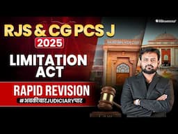 Complete Limitation Act One‑Shot for RJS & CG PCS J 2025