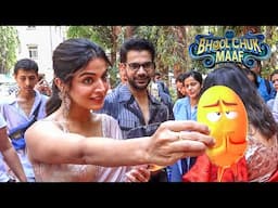 Rajkummarrao & Wamiqa Gabbi’s Surprise Visit to National College Promoting Bhool Chuk Maaf Movie