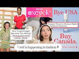 "most sustainable" fashion week drama, Trump's impact on fashion, Shein saga update & more