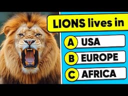 How Good Is Your Knowledge of BIG CATS? 🦁🐯✅ Animals General Knowledge Trivia Quiz