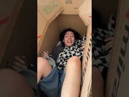 VIVIENDO EN UNA CAJA 📦😳| Leo Study