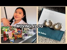 MOVING DAY 3 FT. ANA LUISA JEWELRY + GROCERY SHOP W/ ME | VLOG