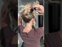 Messy Up-do! #hairstyle #updo #quickhairstyle
