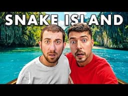 Surviving 24 Hours On Snake Island With MrBeast