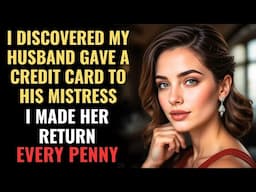 I DISCOVERED MY HUSBAND GAVE A CREDIT CARD TO HIS MISTRESS… I MADE HER RETURN EVERY PENNY…
