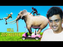 BEST FUNNY GAME | ZooKeeper Simulator Telugu