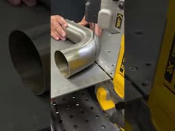 Cutting 2.5” OD Stainless Steel Tubing with the Portaband Pro Vertical Work Station at Trick-Tools