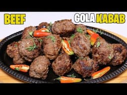 Beef Sizzler Gola Kabab (Bakra Eid Special) Recipe By Kitchen With Amna