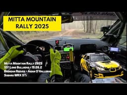 Mitta Mountain Rally - Subaru WRX STi Incar SS1 Long Bullhead