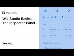 How to Use the Inspector Panel in Wix Studio
