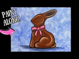 EP 237 - 'Chocolate Bunny' Easter special acrylic painting tutorial for beginners step by step