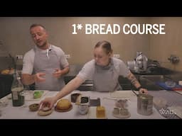 AMAZING BREAD COURSE preparation at 1 Michelin star restaurant Basiliek Harderwijk