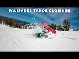CLOSING WEEKEND 2025 at Palisades Tahoe was CHAOS!