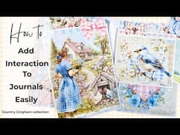 Adding interaction to journals step by step