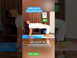 Varicocele exercises for men🔥 Cure Varicocele & Hydrocele with Yoga #varicocele #hydrocele