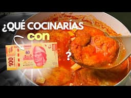 MENÚ ECONÓMICO CON $100 PESOS #cocinaconmigo #viralrecipevideo