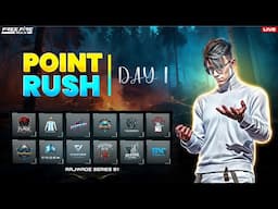 🔥 RAJWADE SERIES 2025 | Point Rush Stage DAY 1 | Free Fire Max Esports LIVE 🚀
