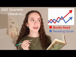 2025 reading goals & tbr QUARTERLY CHECK-IN - am I reaching my goals?
