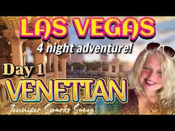 Las Vegas Hotel Hop Day 1: The VENETIAN luxury suite tour, Dining & Casino!