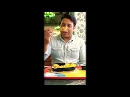 I tried Korean food and chicken biryani omaxe chowk old delhi #foodiehunmain #shorts