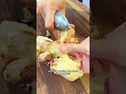 Peel Ginger with a Spoon Hack! 🥄