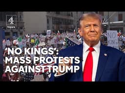 Huge crowds at ‘No Kings’ protests against Trump across U.S
