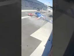 Chopper blades nearly hit workers at hanger in Utah