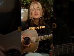 I’m working late… cuz I’m a sunguuuuur 🎵 #sabrinacarpenter #espresso #acousticcover