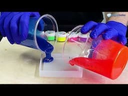 Resi-tint neon pigments break cover !.  Dive into 7 vibrant colours at elichem.co.uk